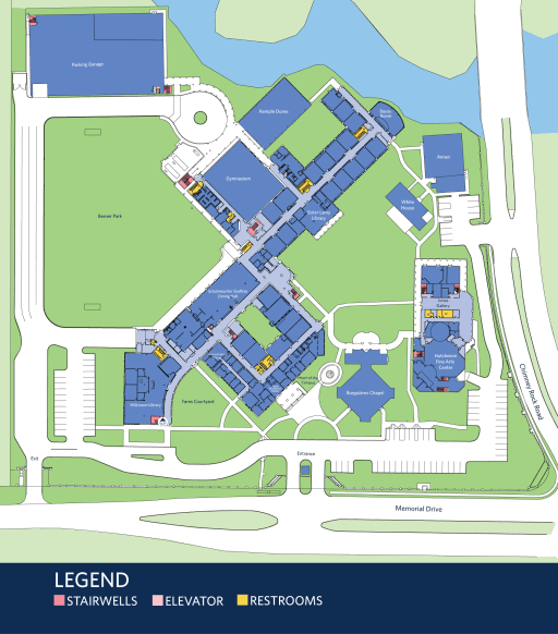 Campus Map Duchesne Academy Of The Sacred Heart