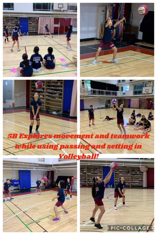 5b Explores Volleyball In The Pe Net Games Unit Specialist Corner