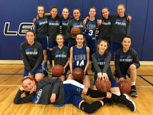 Girls Basketball Lodi Area Middle School