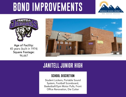Bond 2017 Janitell Jr High