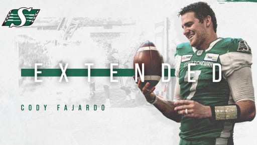 Regina Leader-Post: Cody Fajardo '10 Signs Two-Year Extension with the  Saskatchewan Roughriders