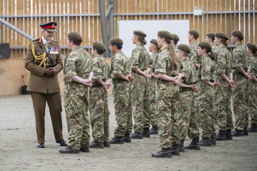 Gab Major Combined Cadet Force Logo Cadet Force Adult Volunteer Recruitment