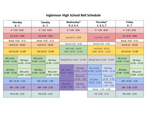 Schedules Inglemoor High