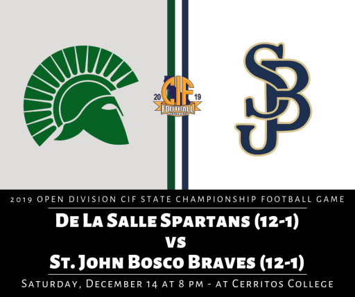 2019 Open Division Cif State Football Game Broadcast Information