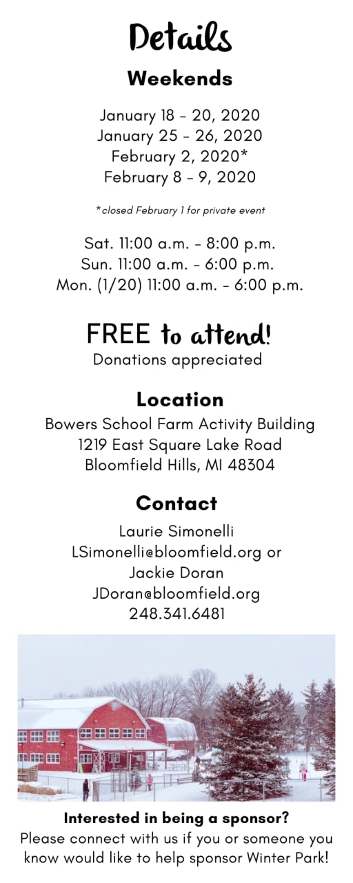 Winter Park 2019 2020 Bloomfield Hills Schools