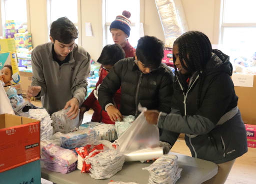 Mrs Laviola S Advisory Volunteers At Food Pantry Morristown