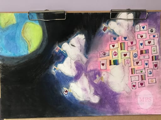 Polson Students Peace Poster Recognized By Lion S Club Madison