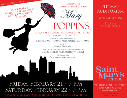 mary poppins calendar 2021