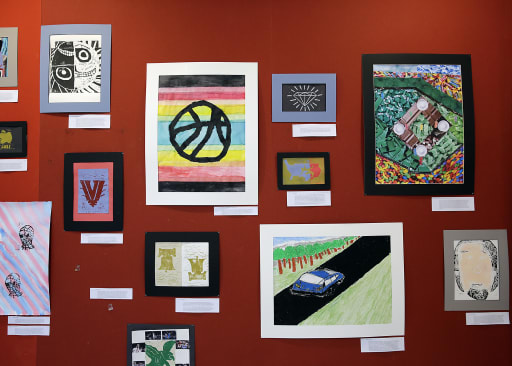 School Spotlight: The Malvern School of Jackson - Art Display in