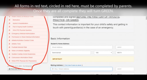 download final forms student login