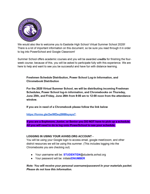 News Eastside High School