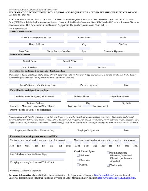 How To Get A Work Permit When School Is Out School Walls