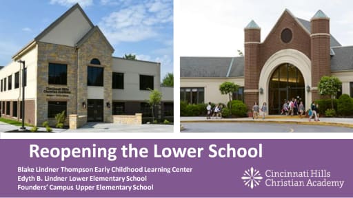 Lower School Cincinnati Hills Christian Academy