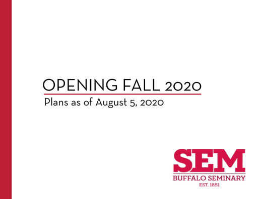 2020 Opening Plans Buffalo Seminary