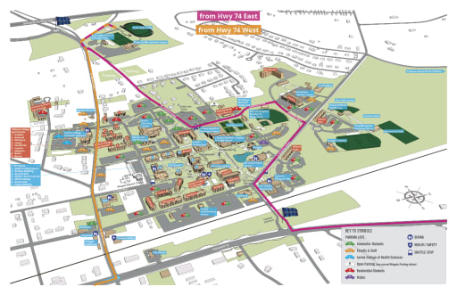 Wingate University Campus Map Move in Maps 2020   Wingate University