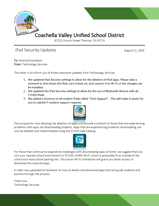 Counseling Department Coachella Valley High School