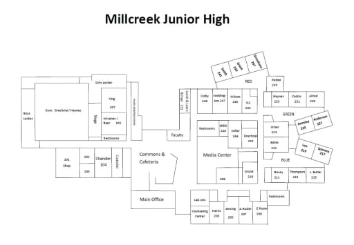 School Map Millcreek Jr High School - roblox club syracuse jr high school