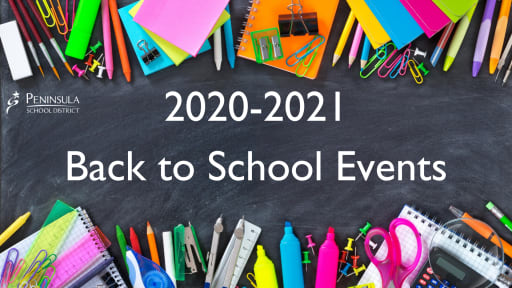 Peninsula School District 21 Welcome Back Events News Detail Page