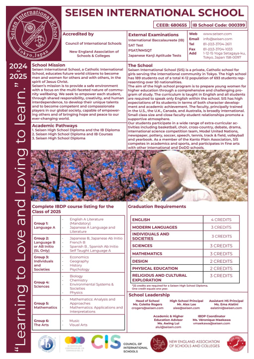 High School Seisen International School