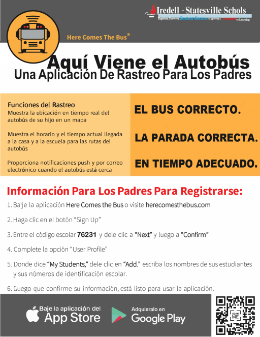 First page of the PDF file: HereComestheBusFlyerISSSpan