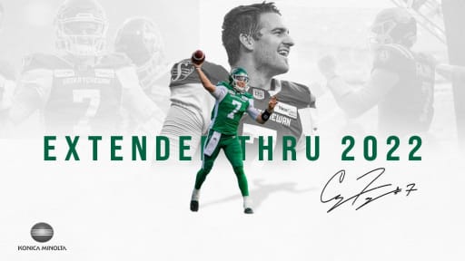 Cody Fajardo '10 Signs Contract Extension with the Saskatchewan Roughriders