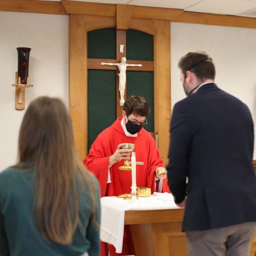 First Mass of 2021 in St. Teresa of Calcutta Chapel