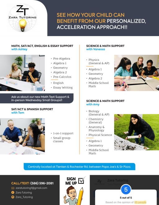 Tutors Rochester Community Schools District