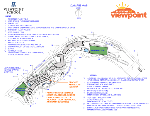 Carpool Information And Map Summer Program Viewpoint School