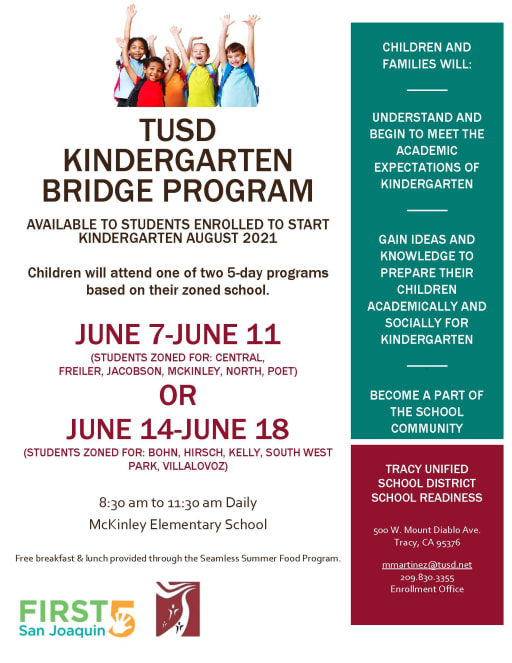 Preschool Tracy Unified School District