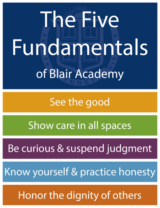 The Five Fundamentals of Living u0026 Working at Blair - Blair Academy