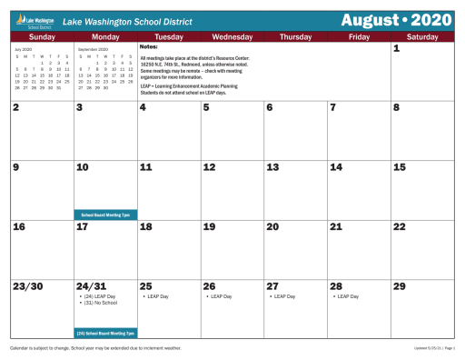 Wellesley Public Schools Calendar 2022-2023 - July 2022 Calendar