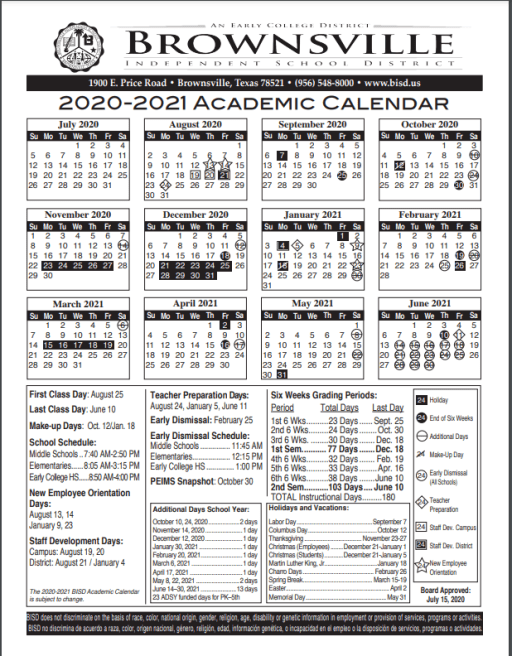 Calendars - Villa Nueva Elementary