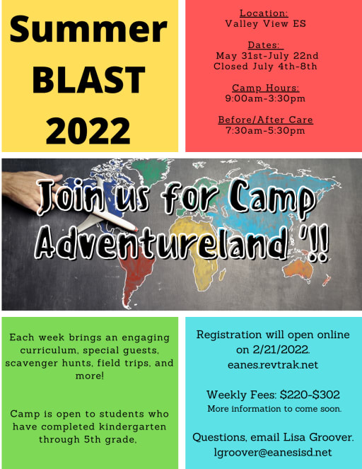 Summer Programs Eanes Isd