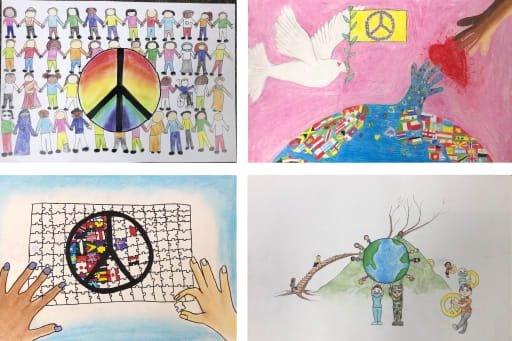 Young Artist Wins Lions Club Peace Poster Contest - Riverbank News