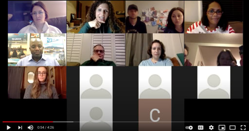 Participants of parenting for racial justice class meet virtually