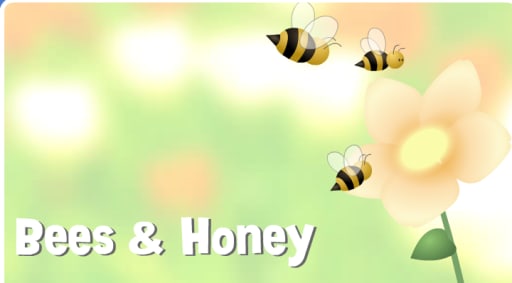 Screenshot thumbnail featuring bees on a honeycomb, illustrating the process of honey production.