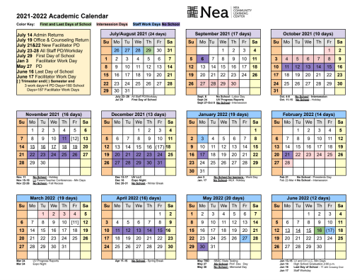 Sfsu Academic Calendar Fall 2022 Nea Academic Calendar - Nea