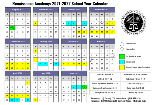 Sjsu 2022 Fall Calendar Calendar (Academic) - Renaissance Academy