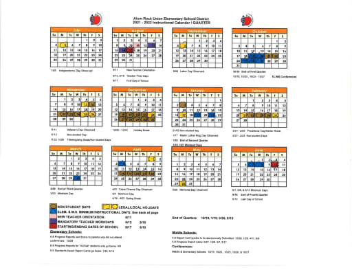 Sfsu Academic Calendar Fall 2023 District Calendar - Alum Rock Union School District