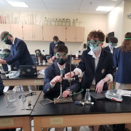 Chemistry Students in the Laboratory