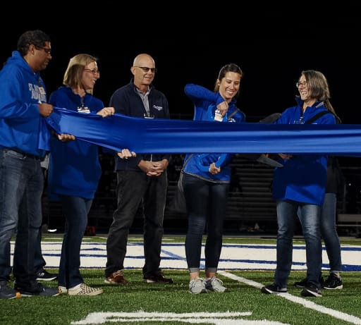 Dennison Stadium Field Complex Ribbon-Cutting Ceremony | News Articles -  St. Anthony - New Brighton School District