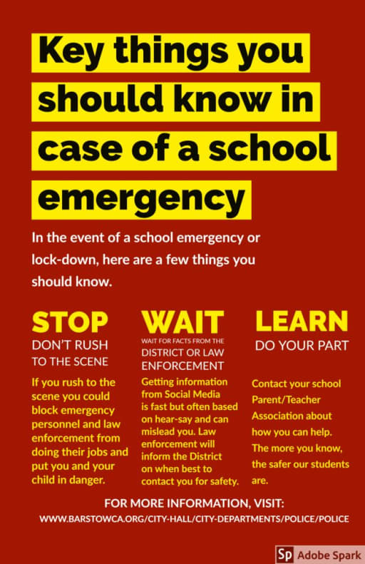 School Safety - Crestline Elementary School