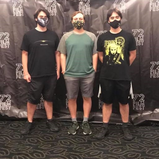 Curtis, Thomas, and Jack at the 72 Film Fest