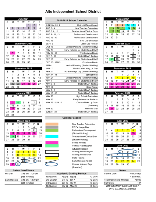 Arlington Isd Calendar 2023 District Calendar -