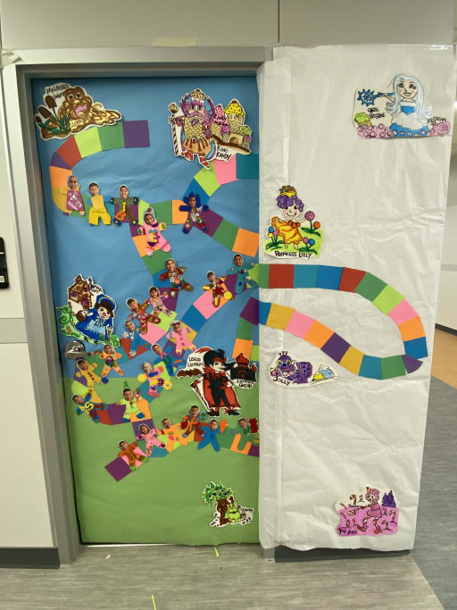 candyland classroom door decorations