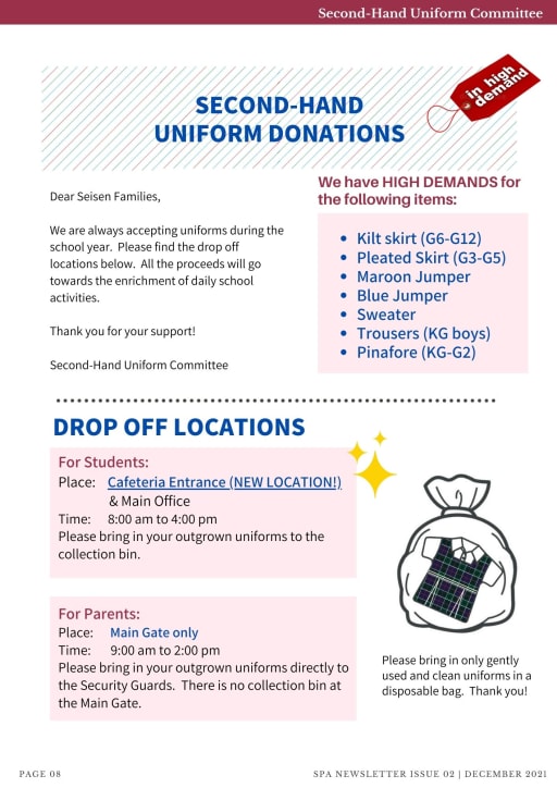 Spa Newsletter December 21 Spa News