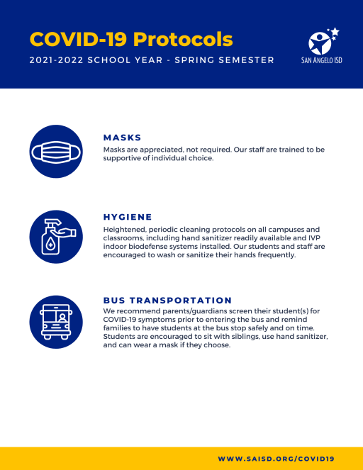 San Angelo Isd Calendar 2022 Back To School 2021-2022 - San Angelo Independent School District
