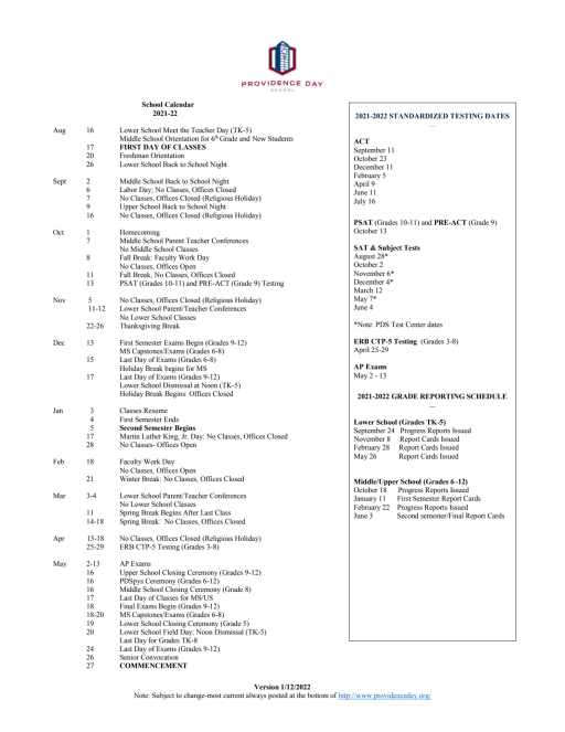Bcc Academic Calendar 2023 Academic Calendars - Providence Day School