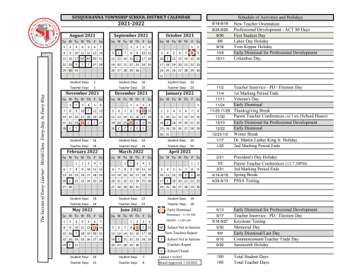 Hacc Calendar 2023 Calendar - Susquehanna Township School District