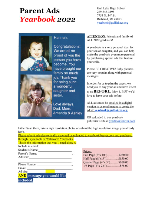 Yearbook Gull Lake Community Schools